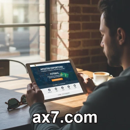 Tela de login seguro da ax7.com no celular