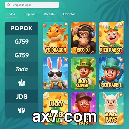 Tela da plataforma oficial ax7.com com acesso seguro