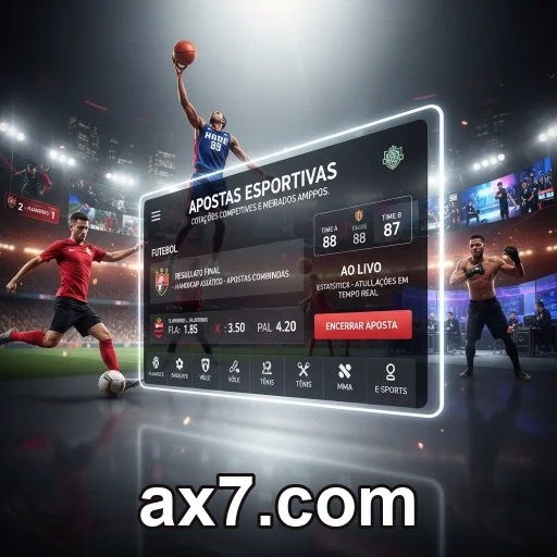 Plataforma oficial ax7.com em acesso móvel