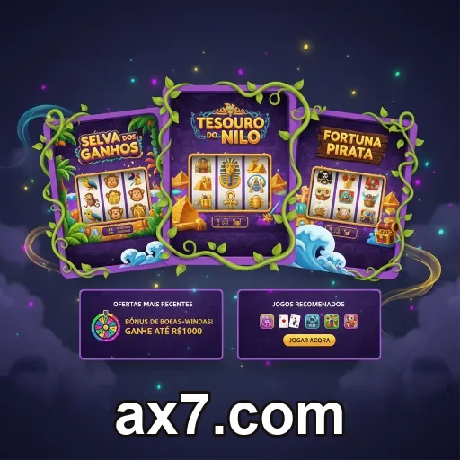 Promoções atuais no ax7.com no celular